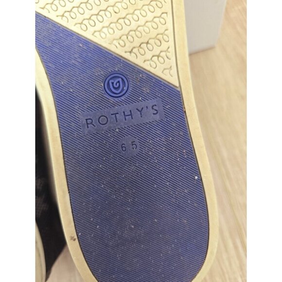 Rothy's The Original Slip On Camogrey Black Sneakers Shoes Womens Size 6.5 - Picture 13 of 13